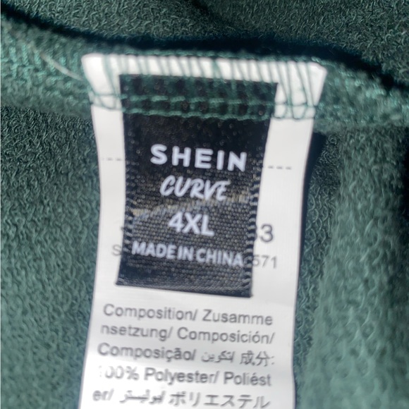 Emery Rose Plus Size Lace Pullover Top Casual Lightweight Fem Emerald Green NEW - Picture 8 of 8